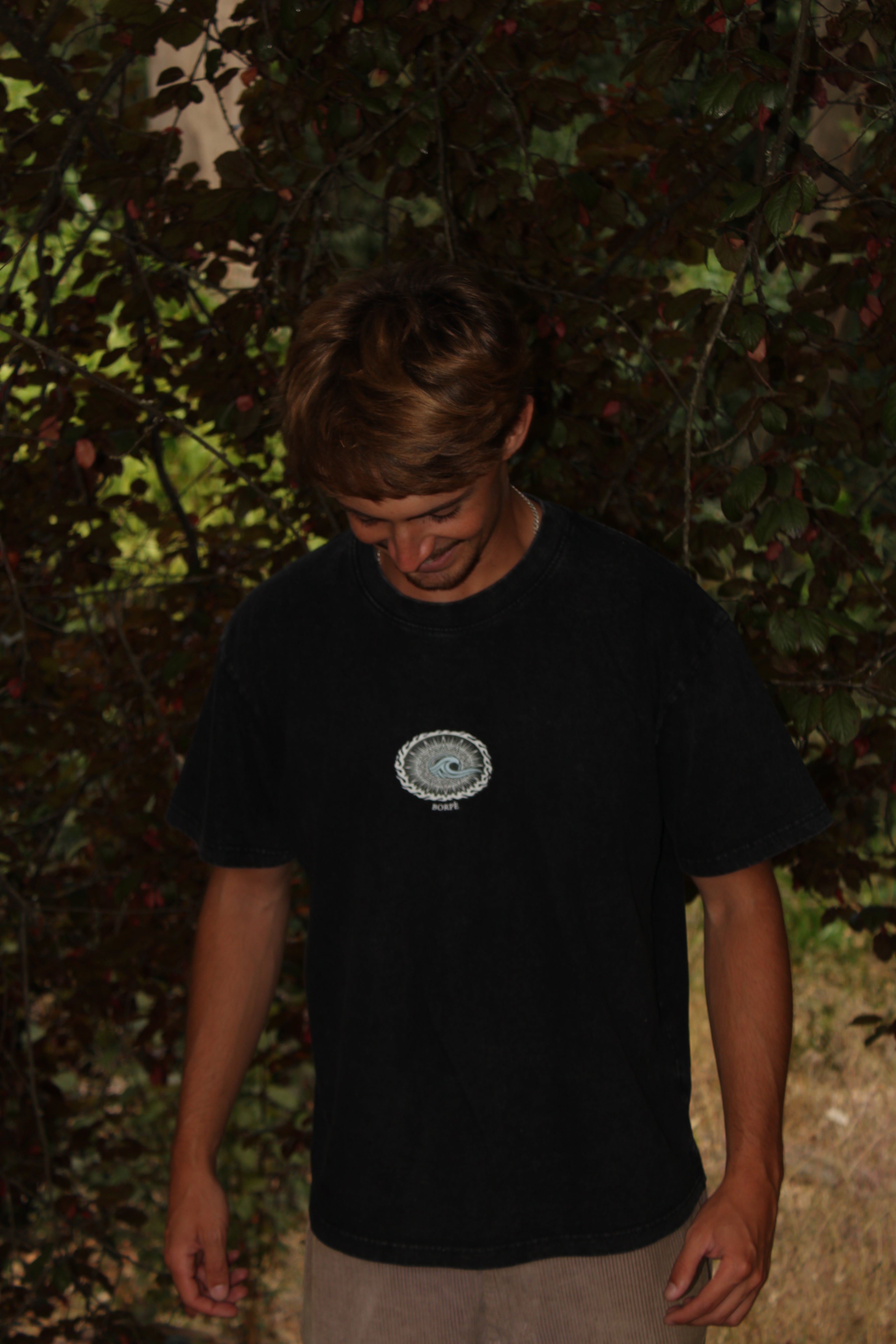 T-shirt "MENTACID" Black Washed