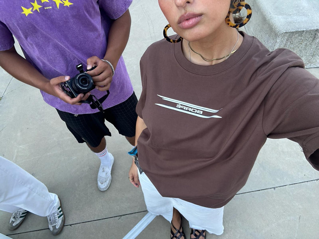 T-shirt "Spiral Star" Brown