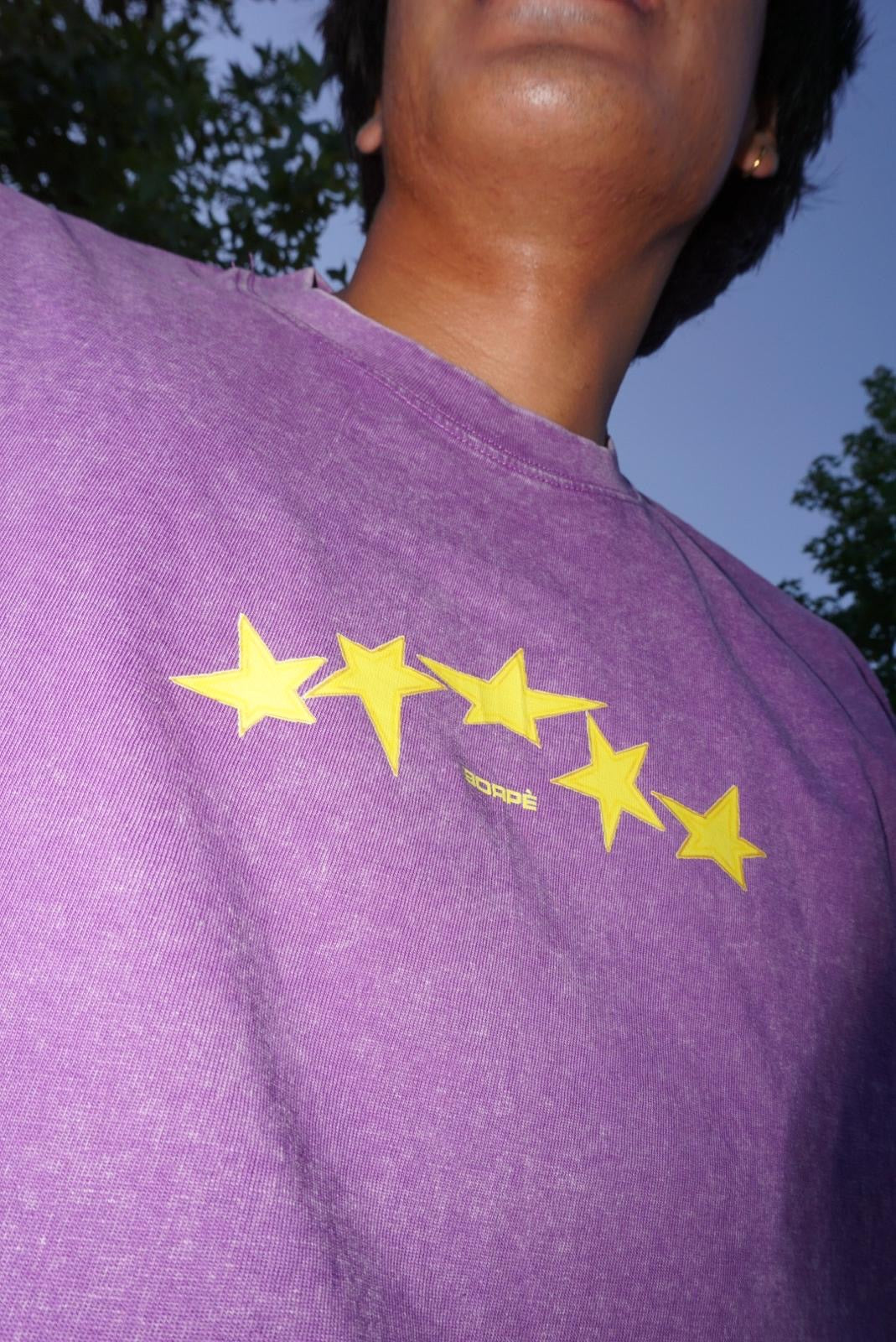 T-shirt "STAR WAY" Purple