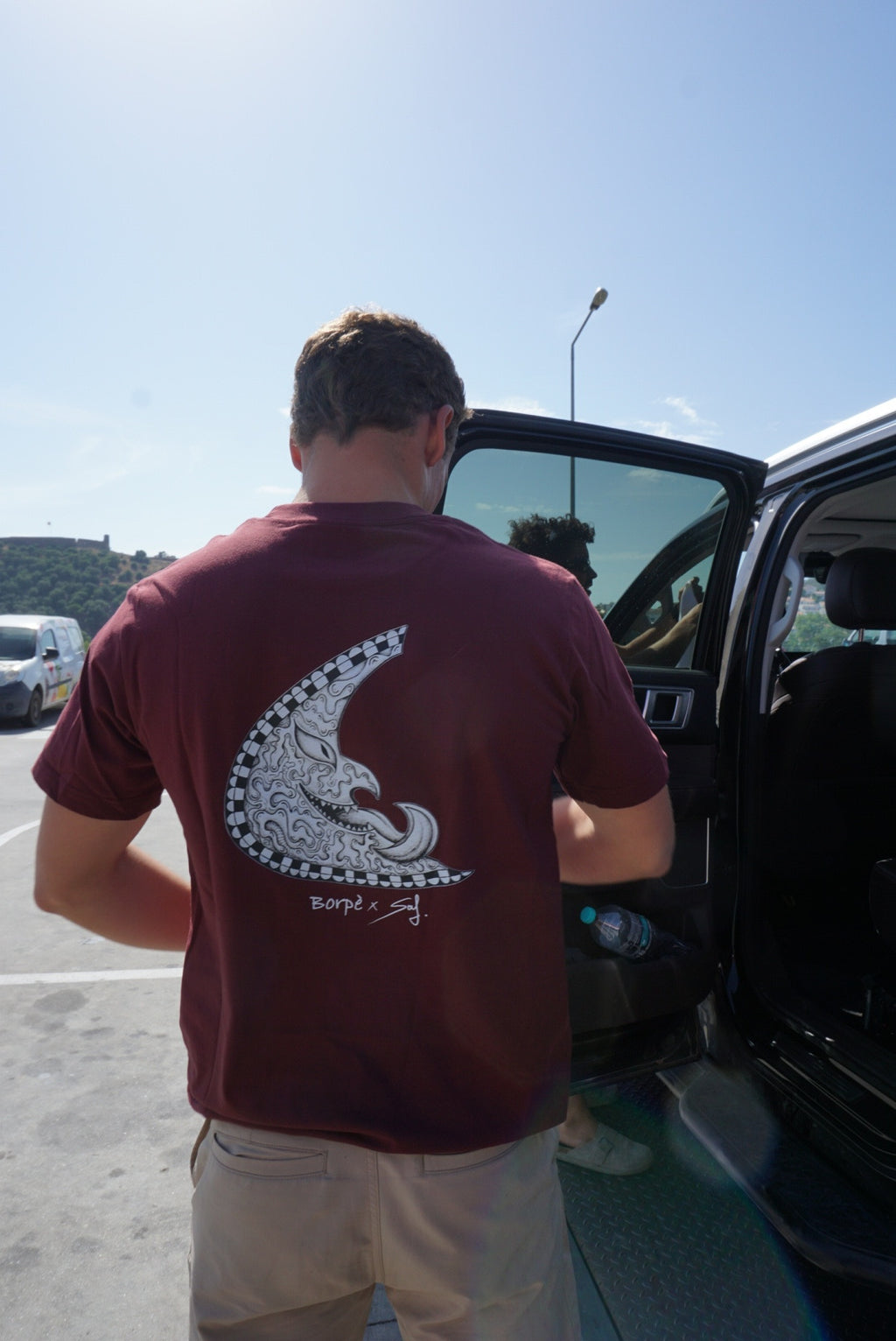 T-Shirt By Sal "Devil Moon" Bordeaux