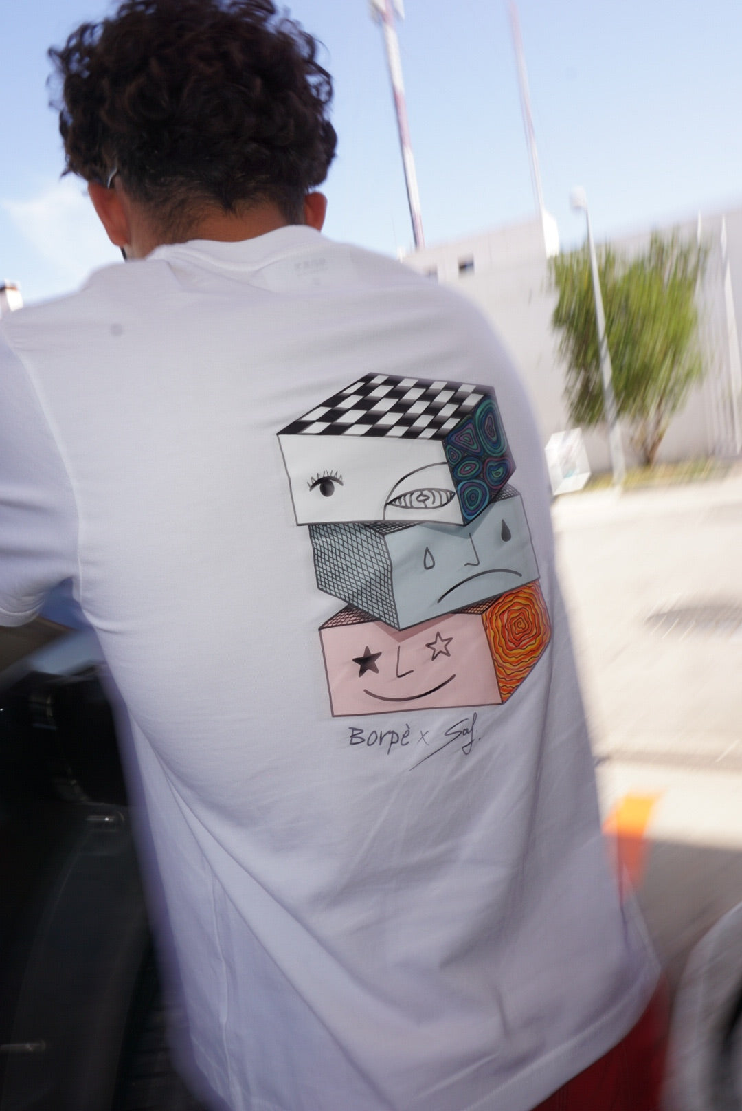 T-Shirt By Sal "State Of Mind" White