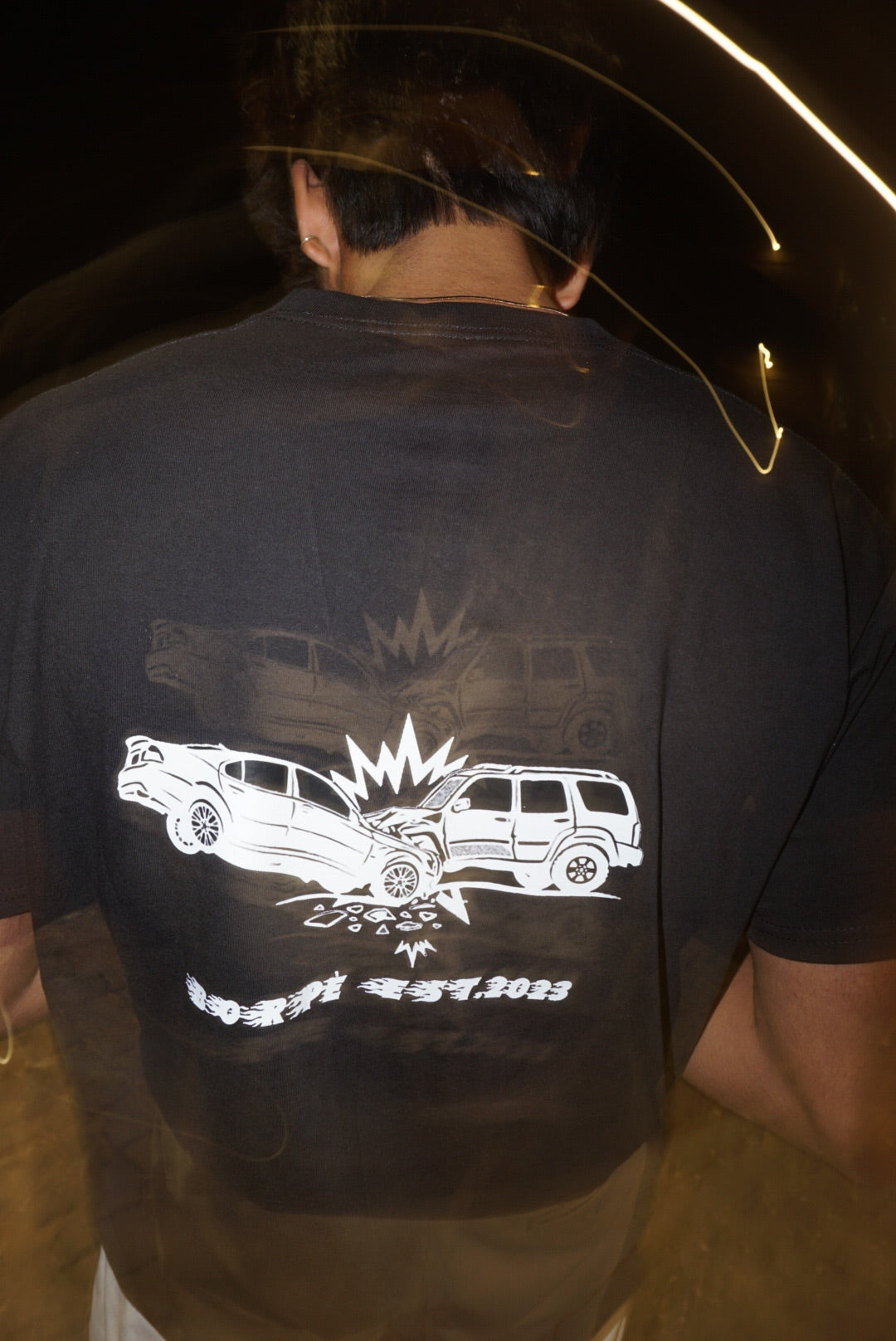 T-Shirt "Borpè Crash" Black