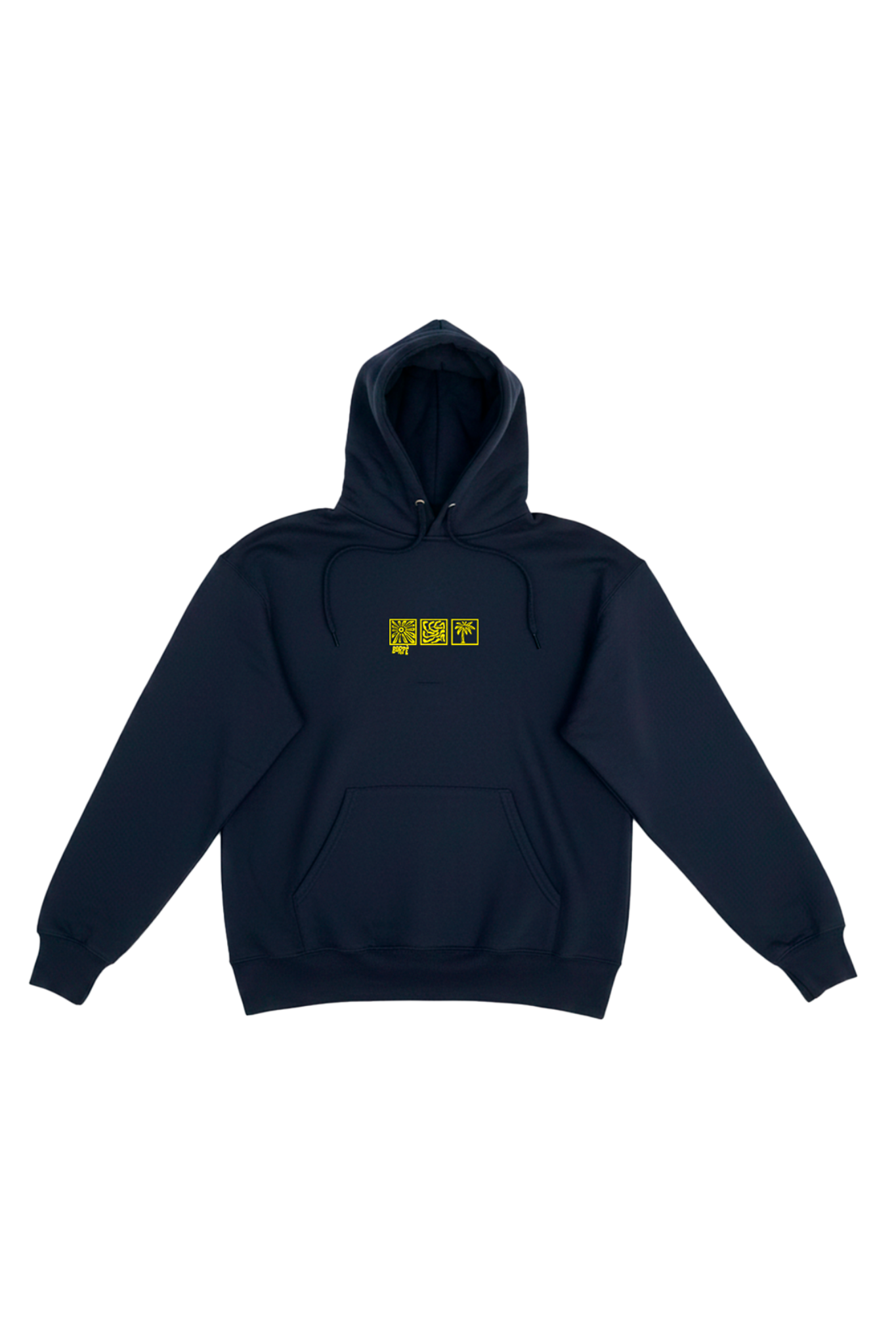 Hoodie "Tropic Sun" Blue