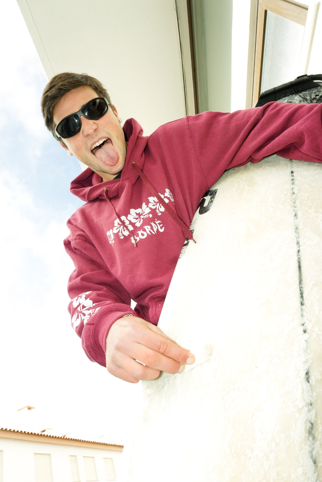 Hoodie "Borpiscus" Burgundy