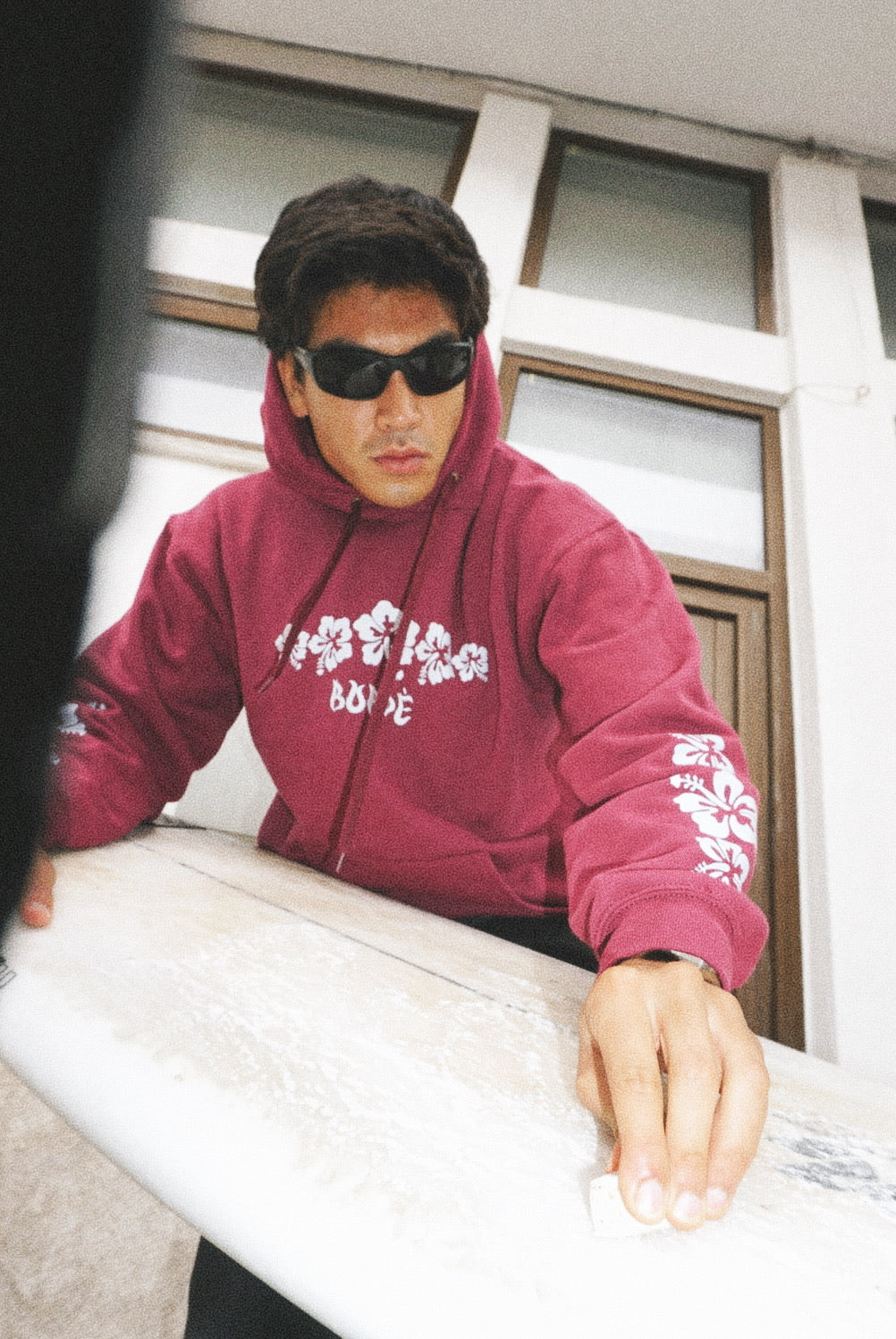 Hoodie "Borpiscus" Burgundy