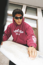 Hoodie "Borpiscus" Burgundy
