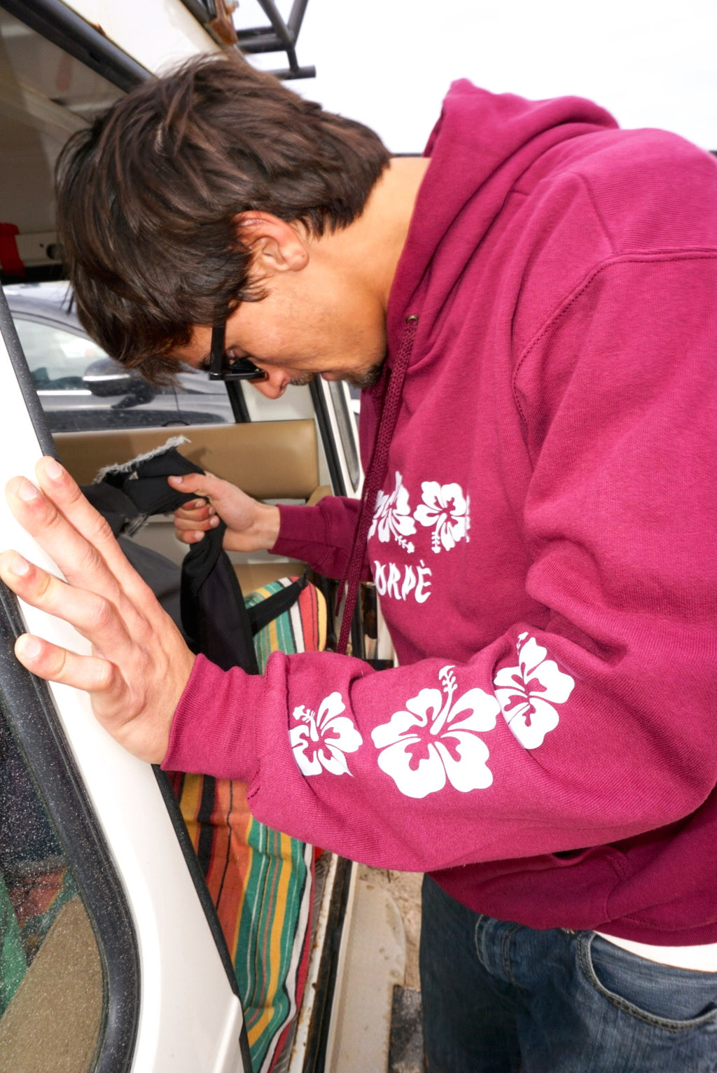 Hoodie "Borpiscus" Burgundy