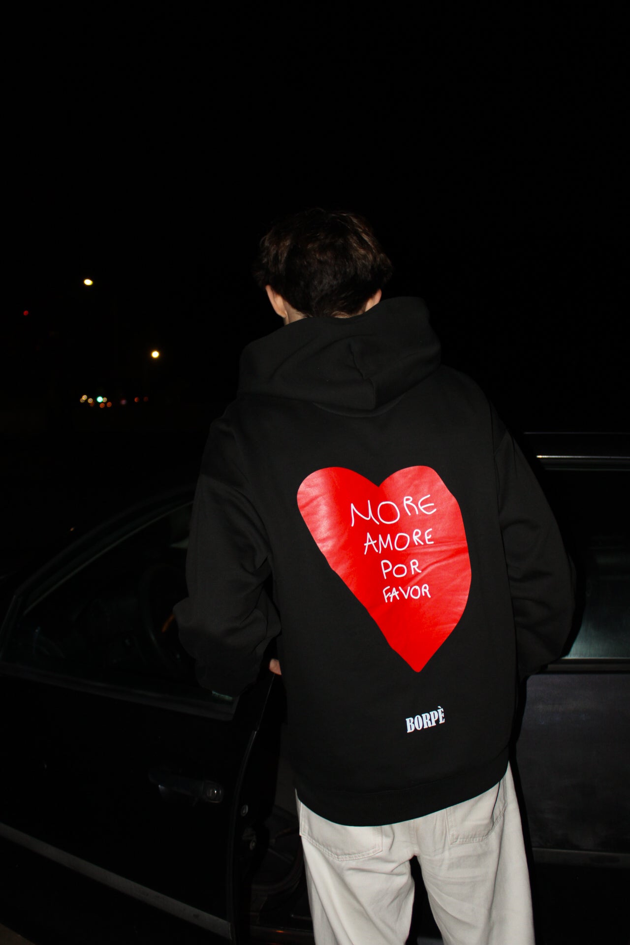 Sweatshirt Borpè "More Amore Por Favor" Oversize